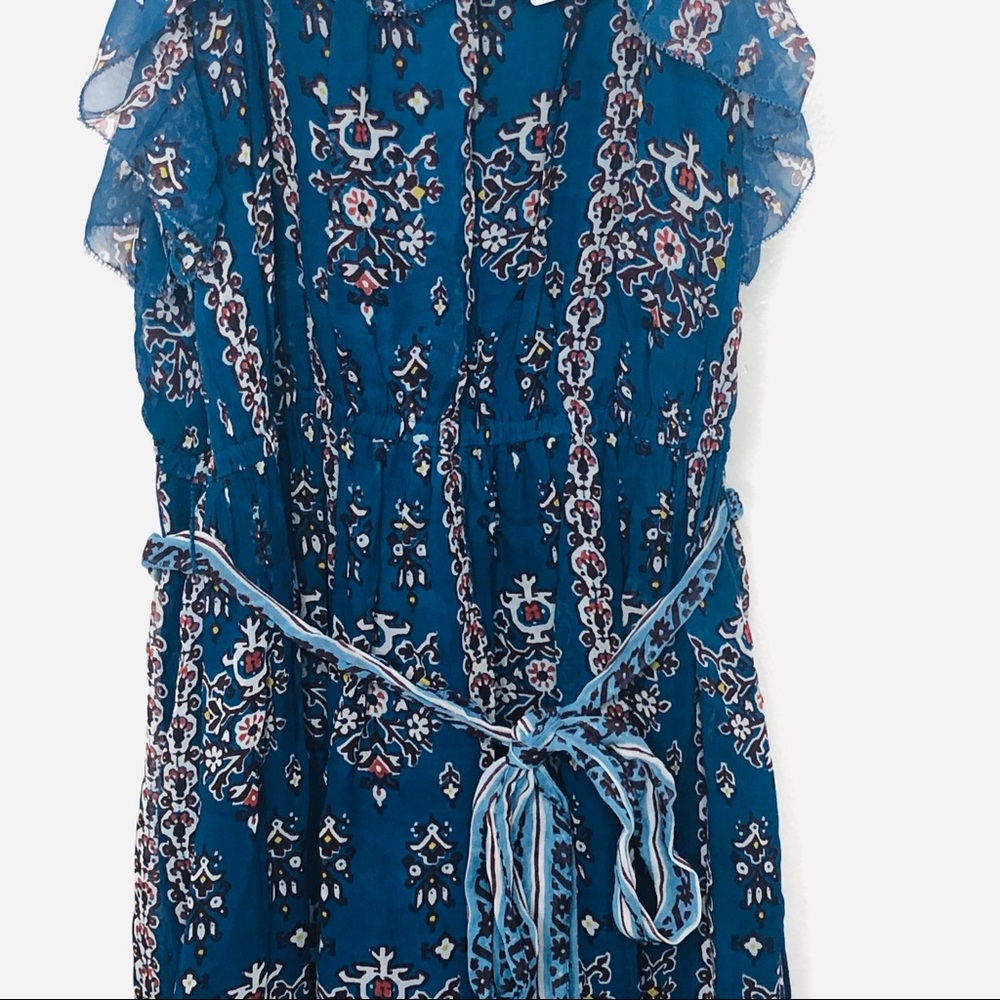 NWT ANTHROPOLOGIE SASHA RUFFLE MAXI DRESS - Picture 8 of 16